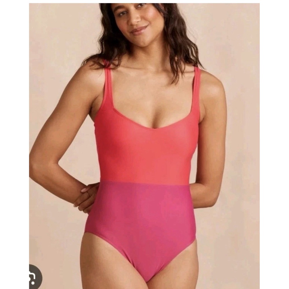 Summersalt Seascape Sweetheart One Piece Swimsuit One Piece Pink Coral New 20